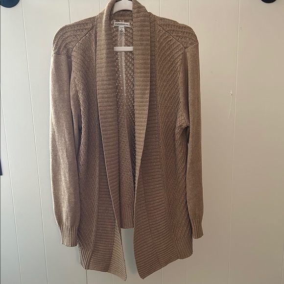 croft & barrow Sweaters - Croft & Barrow Tan Cardigan Sweater